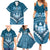 Personalised Fiji Happy Father's Day Family Matching Summer Maxi Dress and Hawaiian Shirt Au Lomani Iko Dad Polynesian Tribal