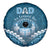 Fiji Happy Father's Day Spare Tire Cover Au Lomani Iko Dad Polynesian Tribal