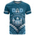 Personalised Fiji Happy Father's Day T Shirt Au Lomani Iko Dad Polynesian Tribal