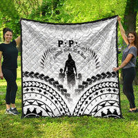 New Zealand Happy Father's Day Quilt Aroha Ahau Ki A Koe Papa Polynesian Tribal