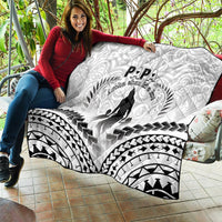 New Zealand Happy Father's Day Quilt Aroha Ahau Ki A Koe Papa Polynesian Tribal