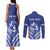 Personalised Samoa Happy Father's Day Couples Matching Tank Maxi Dress and Long Sleeve Button Shirt Ou Te Alofa Ia Te Oe Tama Dad Polynesian Tribal