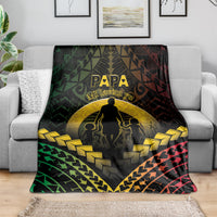 Vanuatu Happy Father's Day Blanket Mi Lavem Yu Papa Polynesian Tribal LT05 - Polynesian Pride