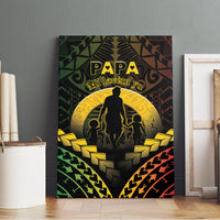 Vanuatu Happy Father's Day Canvas Wall Art Mi Lavem Yu Papa Polynesian Tribal LT05 - Polynesian Pride
