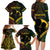 Personalised Vanuatu Happy Father's Day Family Matching Long Sleeve Bodycon Dress and Hawaiian Shirt Mi Lavem Yu Papa Polynesian Tribal