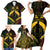 Personalised Vanuatu Happy Father's Day Family Matching Short Sleeve Bodycon Dress and Hawaiian Shirt Mi Lavem Yu Papa Polynesian Tribal