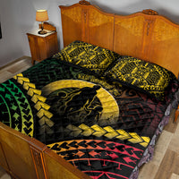 Vanuatu Happy Father's Day Quilt Bed Set Mi Lavem Yu Papa Polynesian Tribal LT05 - Polynesian Pride