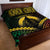 Vanuatu Happy Father's Day Quilt Bed Set Mi Lavem Yu Papa Polynesian Tribal