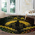 Vanuatu Happy Father's Day Round Carpet Mi Lavem Yu Papa Polynesian Tribal