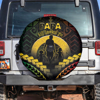 Vanuatu Happy Father's Day Spare Tire Cover Mi Lavem Yu Papa Polynesian Tribal LT05 Reggae - Polynesian Pride
