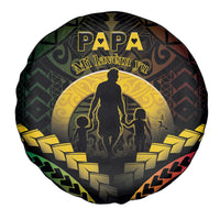 Vanuatu Happy Father's Day Spare Tire Cover Mi Lavem Yu Papa Polynesian Tribal LT05 - Polynesian Pride
