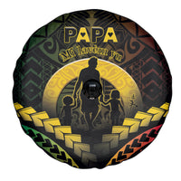 Vanuatu Happy Father's Day Spare Tire Cover Mi Lavem Yu Papa Polynesian Tribal LT05 - Polynesian Pride