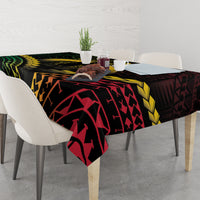Vanuatu Happy Father's Day Tablecloth Mi Lavem Yu Papa Polynesian Tribal LT05 - Polynesian Pride