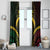 Vanuatu Happy Father's Day Window Curtain Mi Lavem Yu Papa Polynesian Tribal