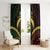 Vanuatu Happy Father's Day Window Curtain Mi Lavem Yu Papa Polynesian Tribal