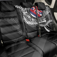 Hawaii Flag Day Back Car Seat Cover Hawaiian Maile Lei