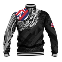 Hawaii Flag Day Baseball Jacket Hawaiian Maile Lei LT05 - Polynesian Pride
