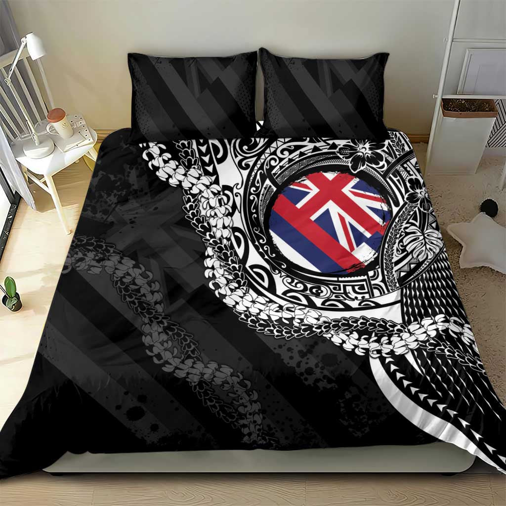 Hawaii Flag Day Bedding Set Hawaiian Maile Lei