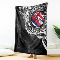 Hawaii Flag Day Blanket Hawaiian Maile Lei