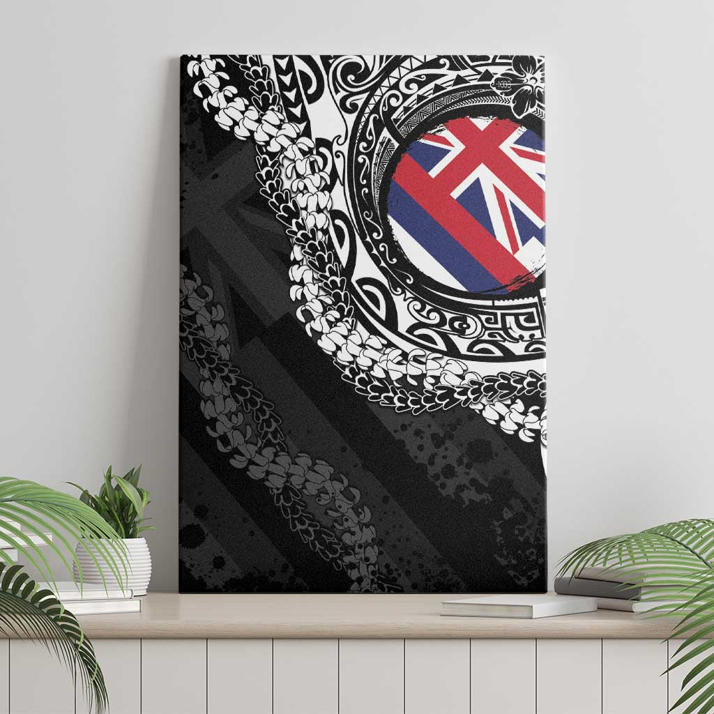Hawaii Flag Day Canvas Wall Art Hawaiian Maile Lei LT05 - Polynesian Pride