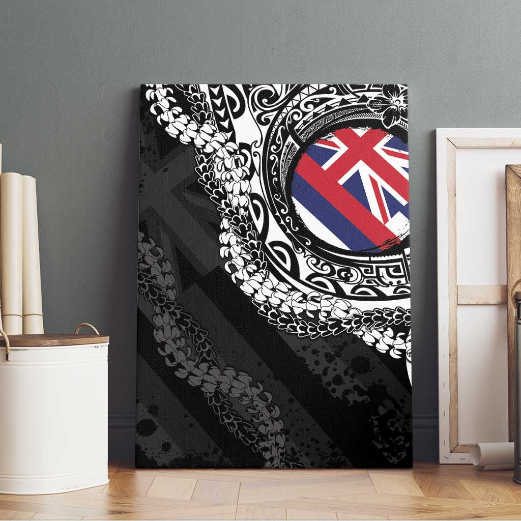 Hawaii Flag Day Canvas Wall Art Hawaiian Maile Lei LT05 - Polynesian Pride
