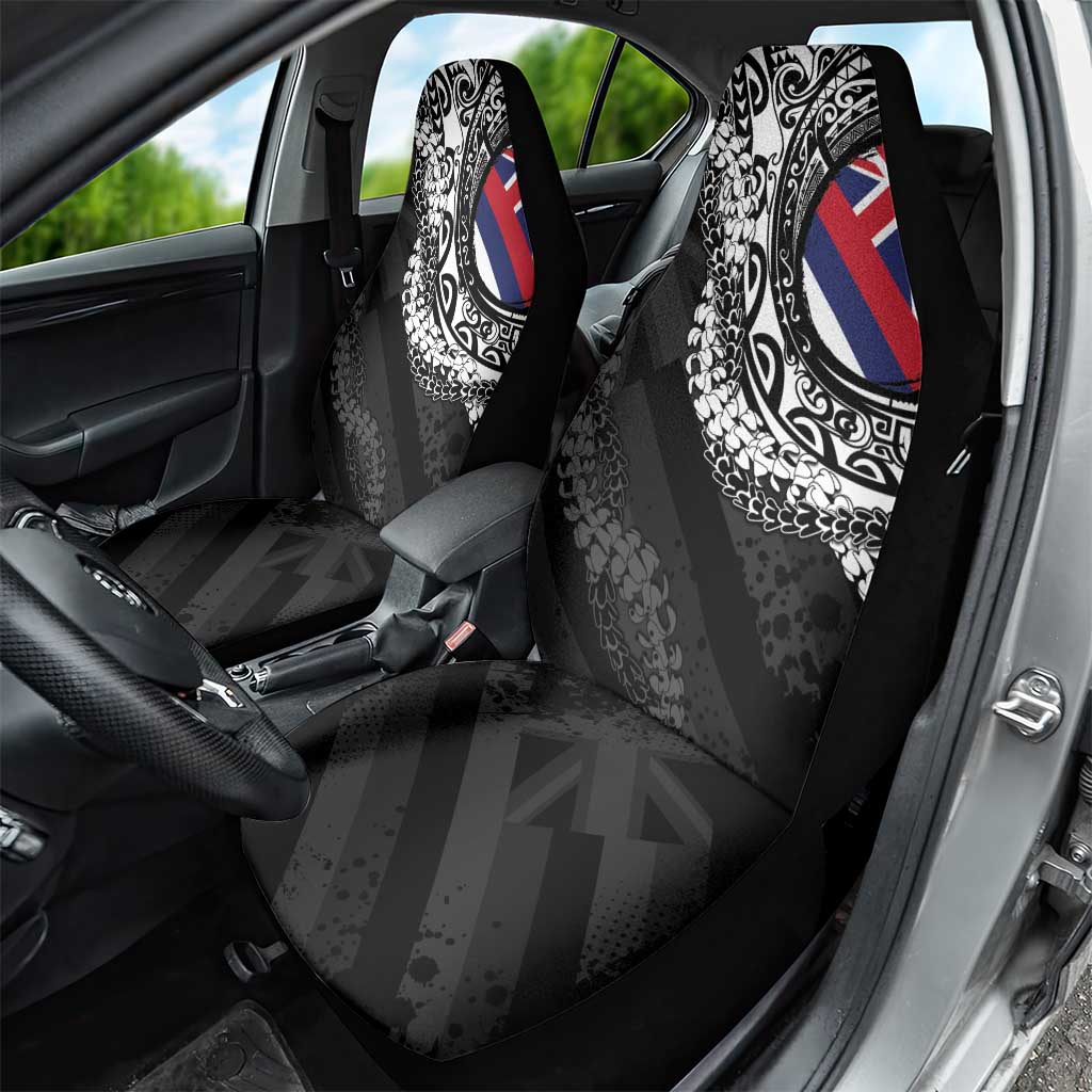 Hawaii Flag Day Car Seat Cover Hawaiian Maile Lei