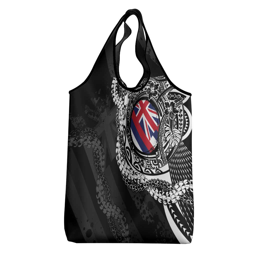 Hawaii Flag Day Grocery Bag Hawaiian Maile Lei LT05 - Polynesian Pride