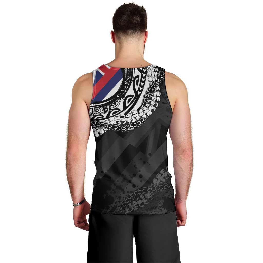Hawaii Flag Day Men Tank Top Hawaiian Maile Lei LT05 - Polynesian Pride