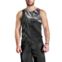 Hawaii Flag Day Men Tank Top Hawaiian Maile Lei LT05 - Polynesian Pride