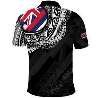 Hawaii Flag Day Polo Shirt Hawaiian Maile Lei