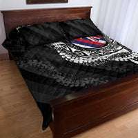 Hawaii Flag Day Quilt Bed Set Hawaiian Maile Lei