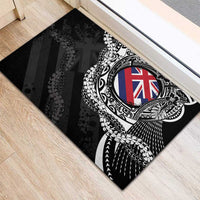 Hawaii Flag Day Rubber Doormat Hawaiian Maile Lei LT05 - Polynesian Pride