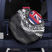 Hawaii Flag Day Spare Tire Cover Hawaiian Maile Lei
