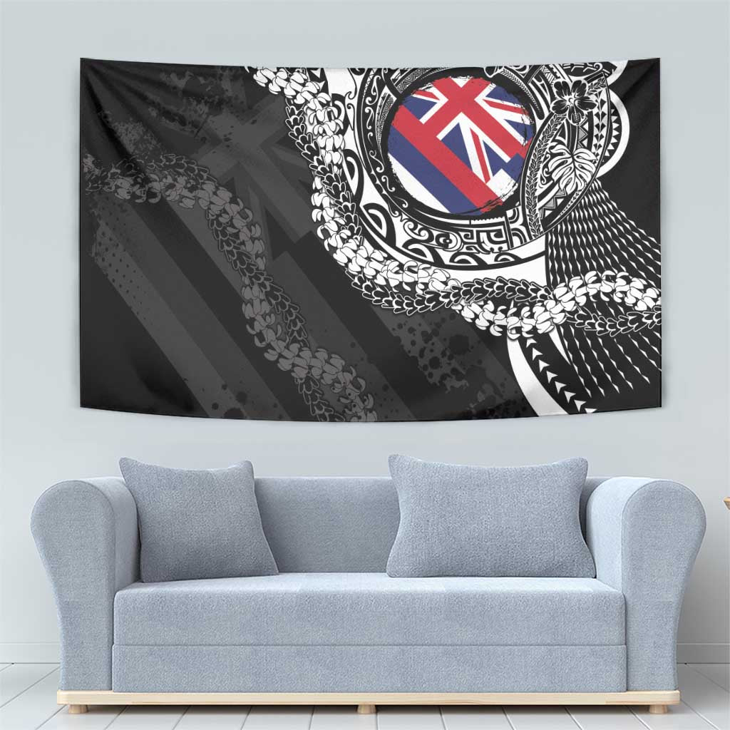 Hawaii Flag Day Tapestry Hawaiian Maile Lei