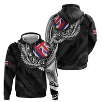 Hawaii Flag Day Zip Hoodie Hawaiian Maile Lei