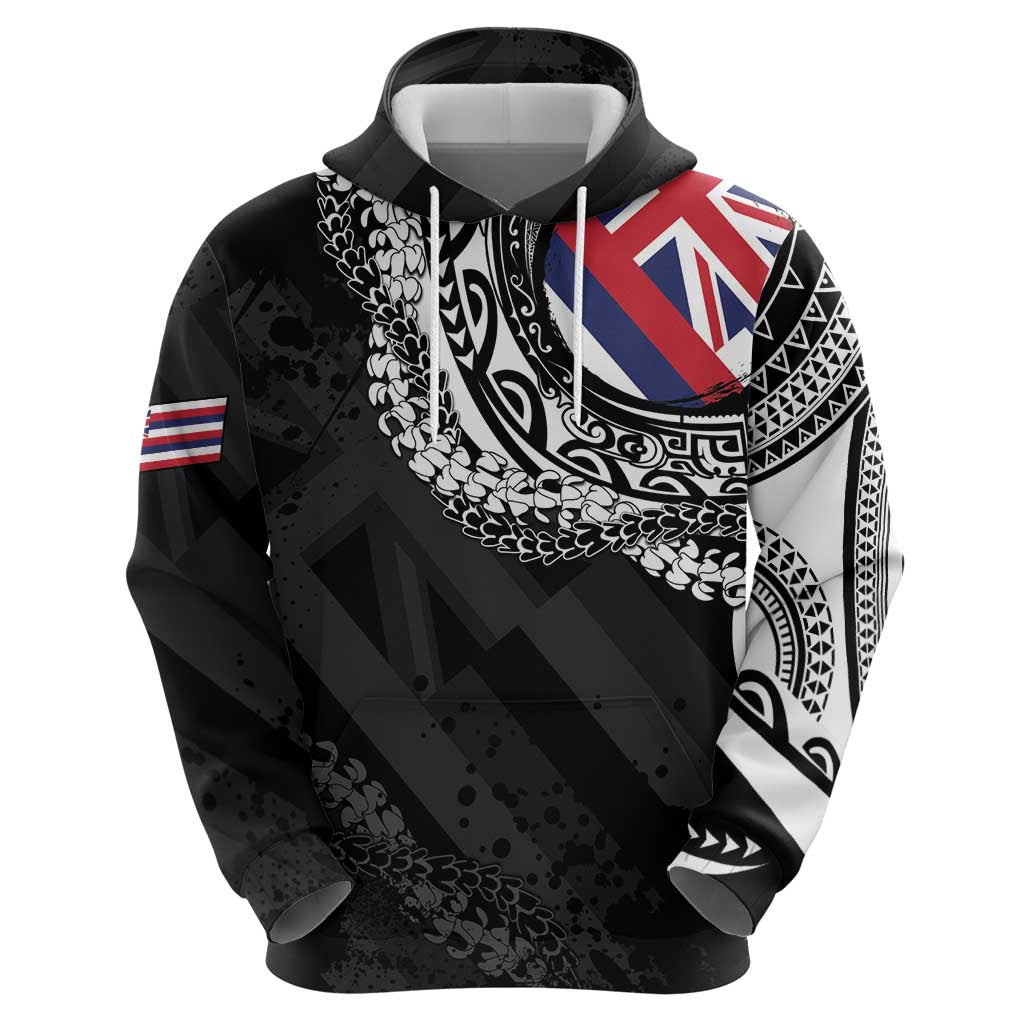 Hawaii Flag Day Zip Hoodie Hawaiian Maile Lei