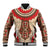 Samoa Language Week Baseball Jacket Samoan Motif With Red Hibiscus