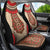 Samoa Language Week Car Seat Cover Samoan Motif With Red Hibiscus