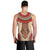 Samoa Language Week Men Tank Top Samoan Motif With Red Hibiscus