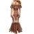 Samoa Language Week Mermaid Dress Samoan Motif With Red Hibiscus