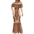 Samoa Language Week Mermaid Dress Samoan Motif With Red Hibiscus