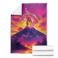Hawaii Kilauea Volcano Blanket There Is Pele Goddess Of The Volcano - Polynesian Pride