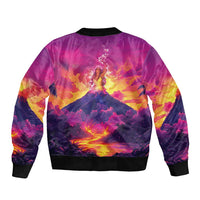 Hawaii Kilauea Volcano Bomber Jacket There Is Pele Goddess Of The Volcano - Polynesian Pride