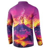 Hawaii Kilauea Volcano Button Sweatshirt There Is Pele Goddess Of The Volcano LT05 - Polynesian Pride