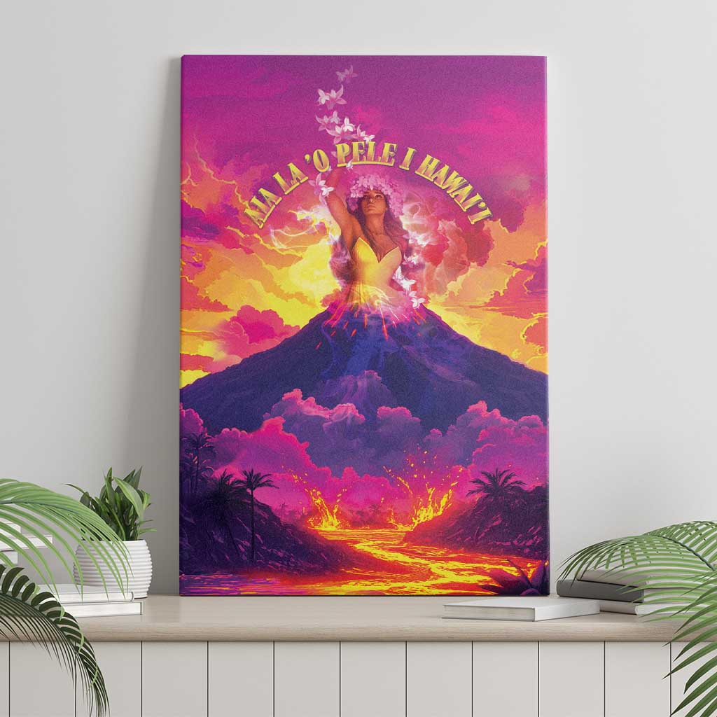 Hawaii Kilauea Volcano Canvas Wall Art There Is Pele Goddess Of The Volcano LT05 - Polynesian Pride