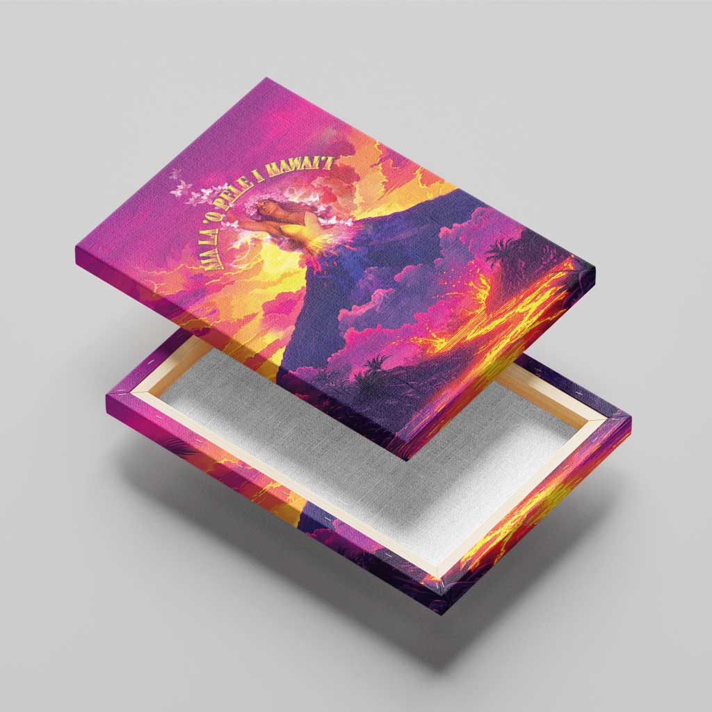 Hawaii Kilauea Volcano Canvas Wall Art There Is Pele Goddess Of The Volcano LT05 - Polynesian Pride