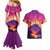 Hawaii Kilauea Volcano Couples Matching Mermaid Dress and Hawaiian Shirt There Is Pele Goddess Of The Volcano - Polynesian Pride