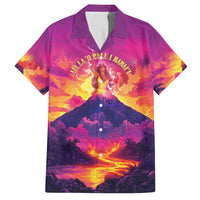 Hawaii Kilauea Volcano Family Matching Summer Maxi Dress and Hawaiian Shirt There Is Pele Goddess Of The Volcano - Polynesian Pride