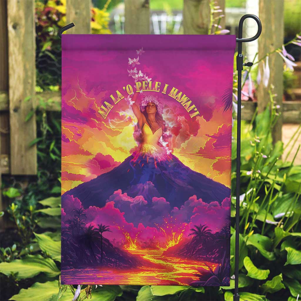 Hawaii Kilauea Volcano Garden Flag There Is Pele Goddess Of The Volcano - Polynesian Pride