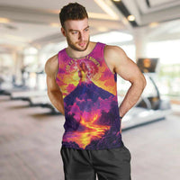 Hawaii Kilauea Volcano Men Tank Top There Is Pele Goddess Of The Volcano LT05 Purple - Polynesian Pride